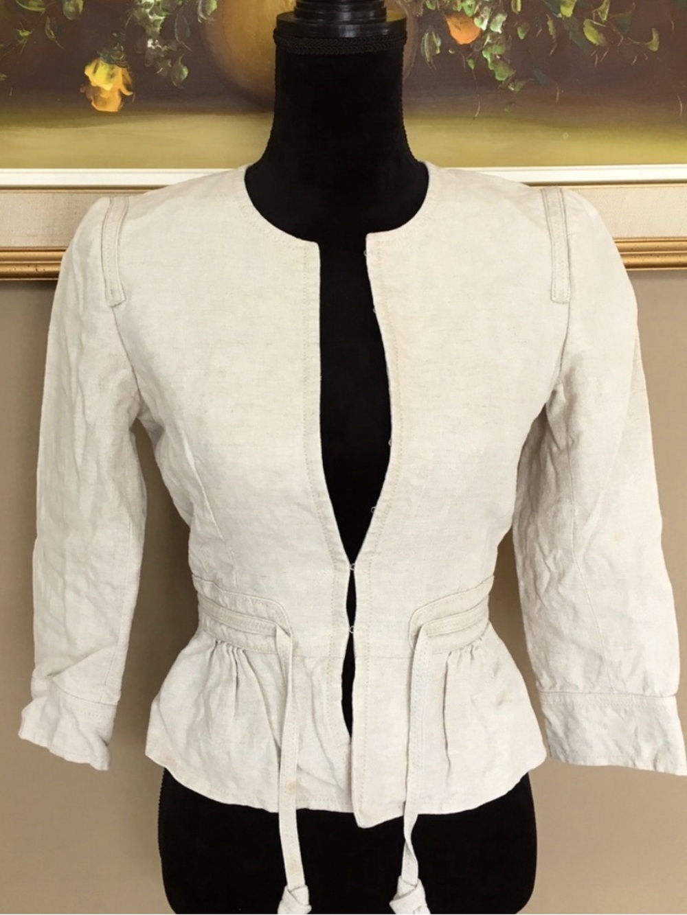 Sandra Angelozzi Linen blazer